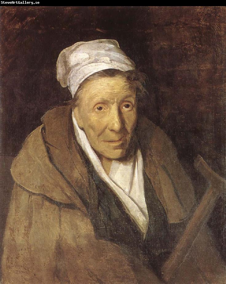 Theodore Gericault A woman with spelmani